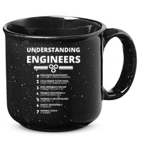 Understanding Engineers Funny Sarcastic Engineering Gift TShirt 15oz Campfire Ceramic Mug