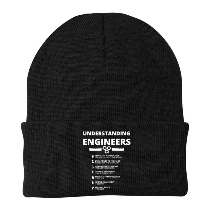 Understanding Engineers Funny Sarcastic Engineering Gift TShirt Beanie