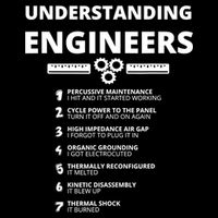 Understanding Engineers Funny Sarcastic Engineering Gift TShirt Drawstring Bag