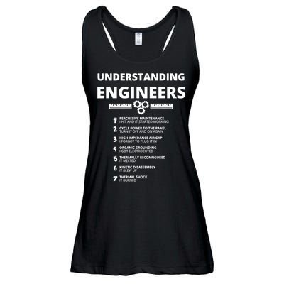 Understanding Engineers Funny Sarcastic Engineering Gift TShirt Ladies Essential Flowy Tank