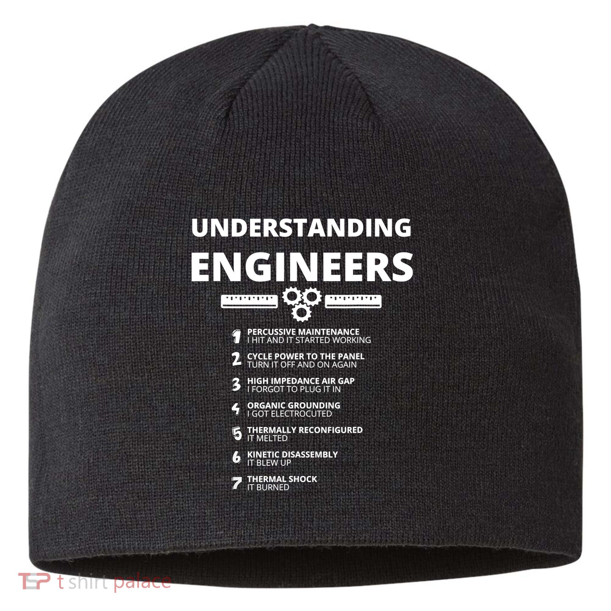 Understanding Engineers Funny Sarcastic Engineering Gift TShirt Sustainable Beanie