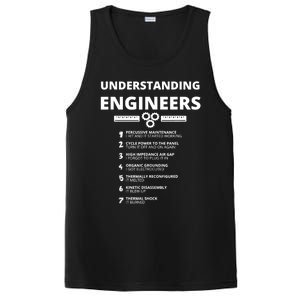 Understanding Engineers Funny Sarcastic Engineering Gift TShirt PosiCharge Competitor Tank