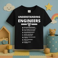 Understanding Engineers Funny Sarcastic Engineering Gift TShirt Toddler T-Shirt