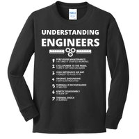 Understanding Engineers Funny Sarcastic Engineering Gift TShirt Kids Long Sleeve Shirt