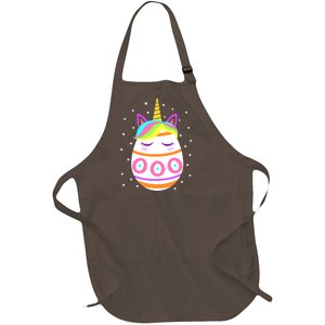 Unicorn Easter For Girl Easter Day Full-Length Apron With Pockets