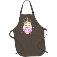 Unicorn Easter For Girl Easter Day Full-Length Apron With Pockets