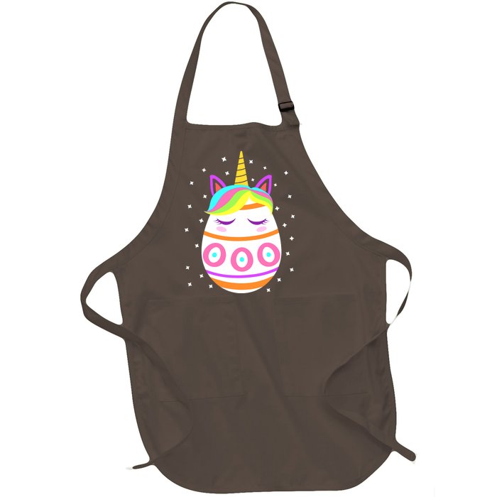 Unicorn Easter For Girl Easter Day Full-Length Apron With Pockets