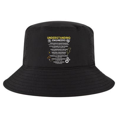 Understanding Engineers Funny Understanding Engineer Cool Comfort Performance Bucket Hat