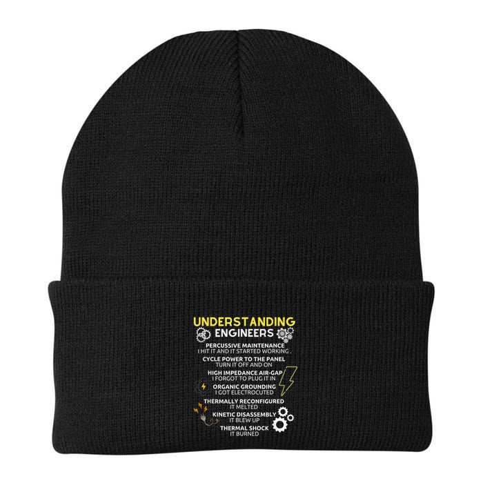 Understanding Engineers Funny Understanding Engineer Knit Cap Winter Beanie