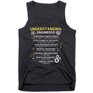 Understanding Engineers Funny Understanding Engineer Tank Top