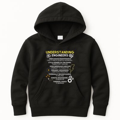 Understanding Engineers Funny Understanding Engineer Kids Hoodie