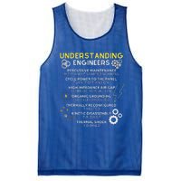 Understanding Engineers Funny Understanding Engineer Mesh Reversible Basketball Jersey Tank