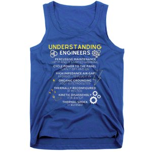 Understanding Engineers Funny Understanding Engineer Tank Top