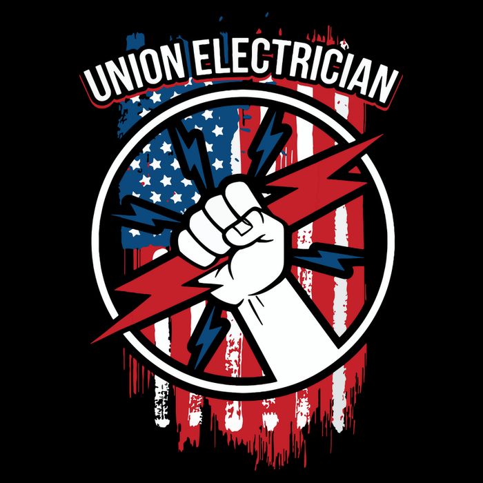 Union Electrician Gift For American Electricians Womens Tank Top