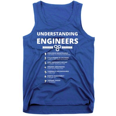 Understanding Engineers Gift Funny Sarcastic Engineering Gift Tank Top