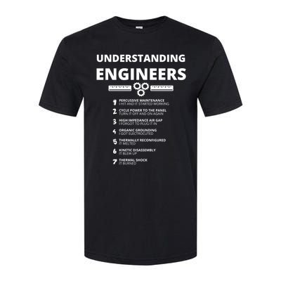 Understanding Engineers Gift Funny Sarcastic Engineering Gift Softstyle CVC T-Shirt