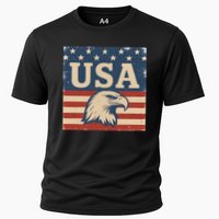 USA Eagle Graphic Cooling Performance Crew T-Shirt