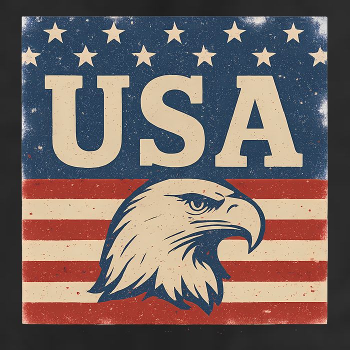 USA Eagle Graphic Hat