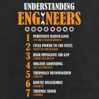 Understanding Engineers Lists Distressed Funny Engineer Gift Trucker Hat