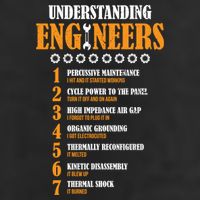 Understanding Engineers Lists Distressed Funny Engineer Gift Trucker Hat