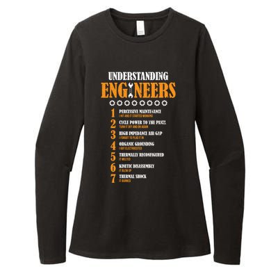 Understanding Engineers Lists Distressed Funny Engineer Funny Gift Womens CVC Long Sleeve Shirt