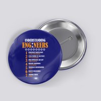 Understanding Engineers Lists Distressed Funny Engineer Funny Gift Button