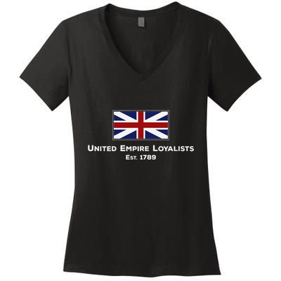 United Empire Loyalists Women's V-Neck T-Shirt