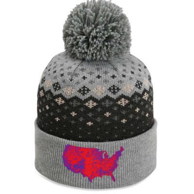 Usa Election Map 2024 President Trump Republican Red States The Baniff Cuffed Pom Beanie