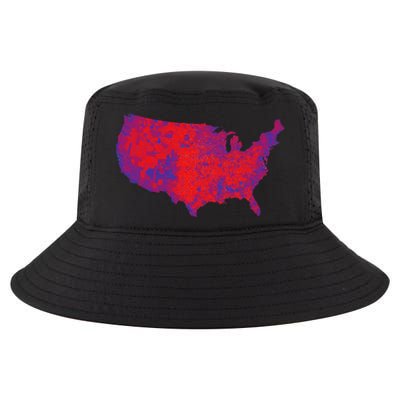 Usa Election Map 2024 President Trump Republican Red States Cool Comfort Performance Bucket Hat