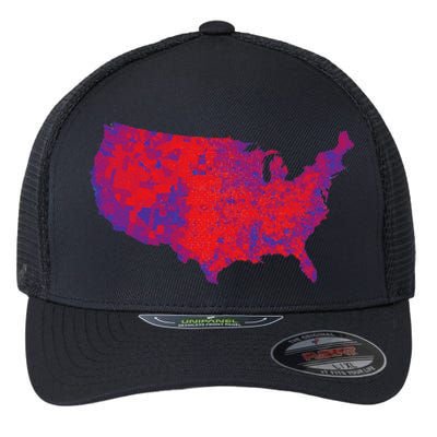 Usa Election Map 2024 President Trump Republican Red States Flexfit Unipanel Trucker Cap