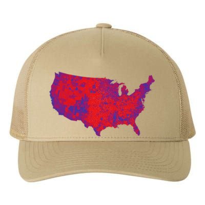 Usa Election Map 2024 President Trump Republican Red States Yupoong Adult 5-Panel Trucker Hat