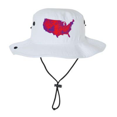 Usa Election Map 2024 President Trump Republican Red States Legacy Cool Fit Booney Bucket Hat