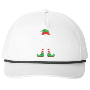 Uncle Elf Matching Group Xmas Funny Family Christmas Snapback Five-Panel Rope Hat