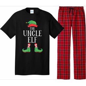 Uncle Elf Matching Group Xmas Funny Family Christmas Pajama Set