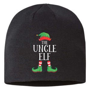 Uncle Elf Matching Group Xmas Funny Family Christmas Sustainable Beanie