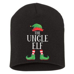 Uncle Elf Matching Group Xmas Funny Family Christmas Short Acrylic Beanie