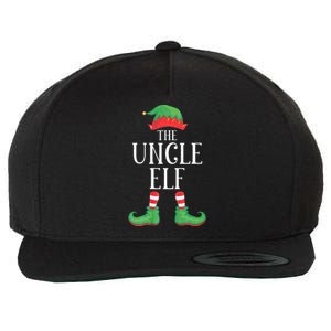 Uncle Elf Matching Group Xmas Funny Family Christmas Wool Snapback Cap