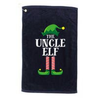 Uncle Elf Matching Family Group Christmas Party Platinum Collection Golf Towel