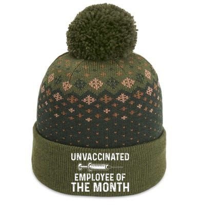 Unvaccinated Employee Of The Month The Baniff Cuffed Pom Beanie