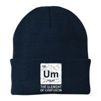 Um Element Of Confusion Nerdy Humor Tee Men Funny Chemistry Knit Cap Winter Beanie