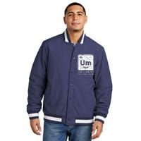 Um Element Of Confusion Nerdy Humor Tee Men Funny Chemistry Insulated Varsity Jacket