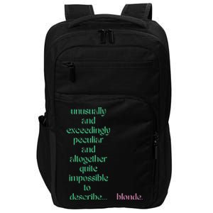 Unusually Exceedingly Peculiar Altogether Quite Impossible Impact Tech Backpack