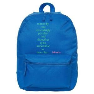 Unusually Exceedingly Peculiar Altogether Quite Impossible 16 in Basic Backpack