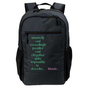 Unusually Exceedingly Peculiar Altogether Quite Impossible Daily Commute Backpack