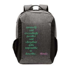 Unusually Exceedingly Peculiar Altogether Quite Impossible Vector Backpack