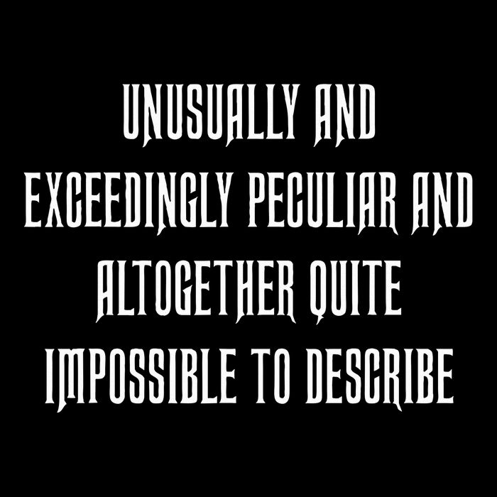 Unusually Exceedingly Peculiar Altogether Quite Impossible Cropped Pullover Crew