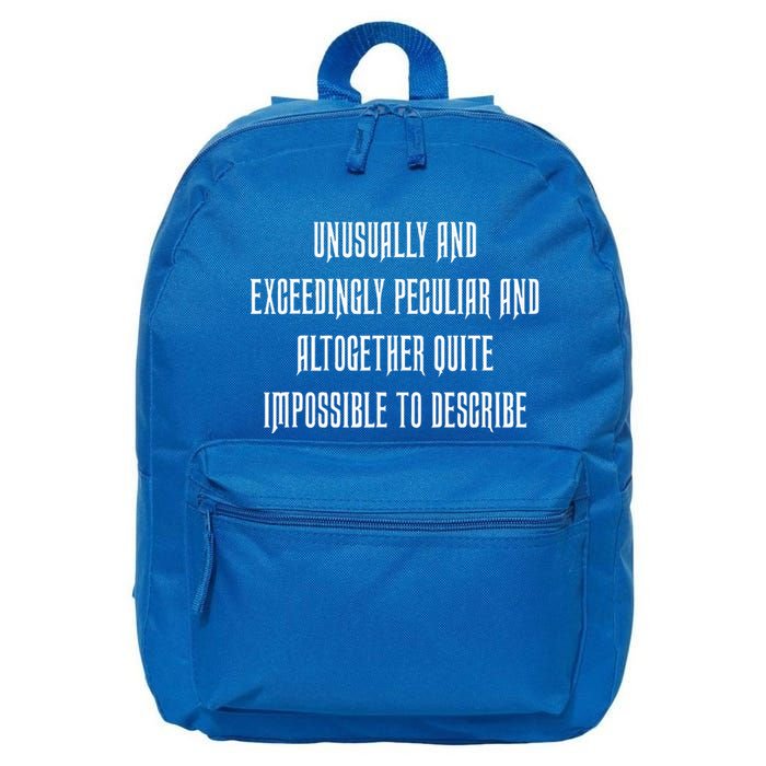 Unusually Exceedingly Peculiar Altogether Quite Impossible 16 in Basic Backpack