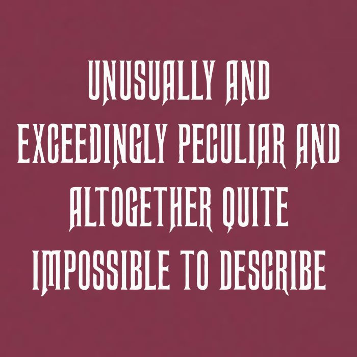 Unusually Exceedingly Peculiar Altogether Quite Impossible 16oz Travel Tumbler