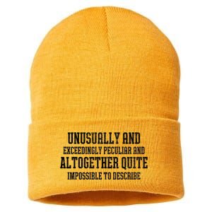 Unusually Exceedingly Peculiar Altogether Quite Impossible Sustainable Knit Beanie