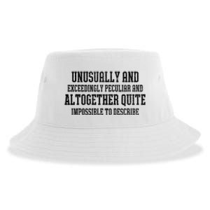 Unusually Exceedingly Peculiar Altogether Quite Impossible Sustainable Bucket Hat